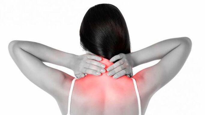bolesť krku a ramien s cervikálnou osteochondrózou